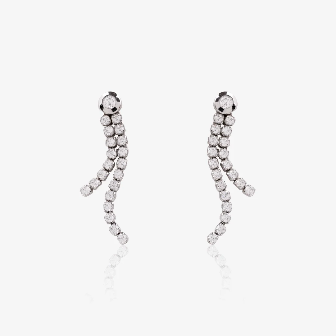 Pendientes Piedras Largo