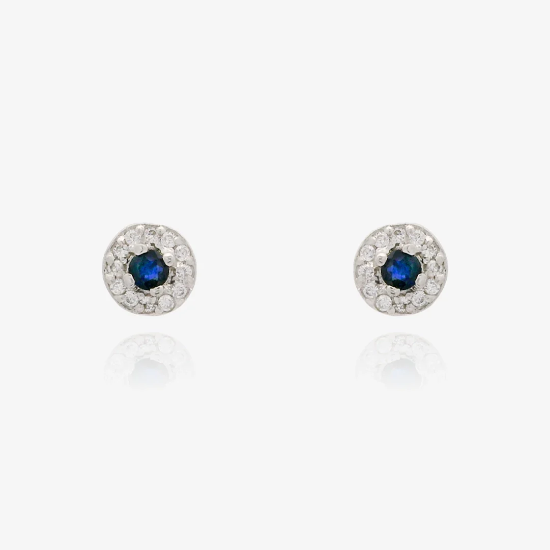 Pendientes Piedras Rubí / Zafiro - Image 2