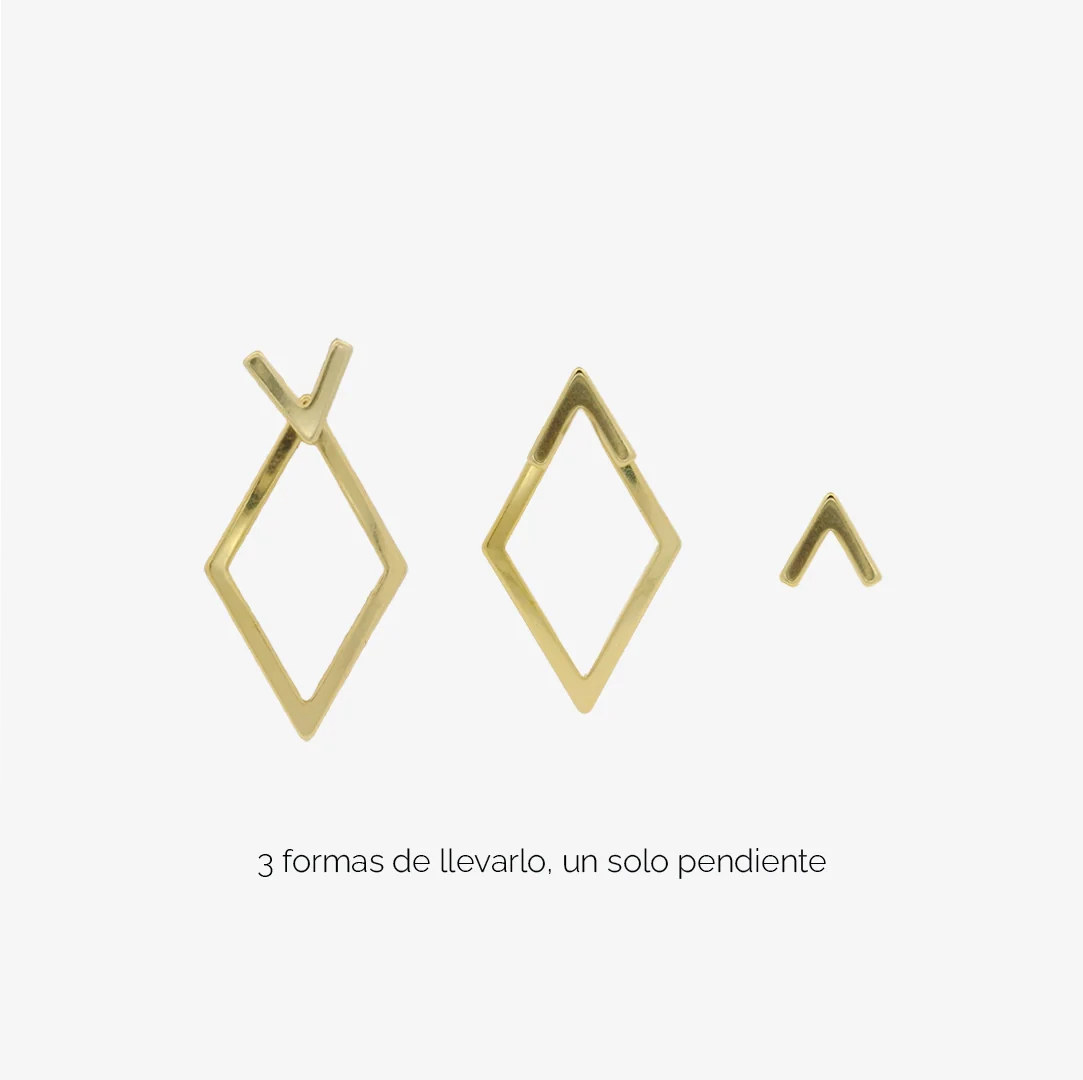 Pendientes Rombos - Image 3