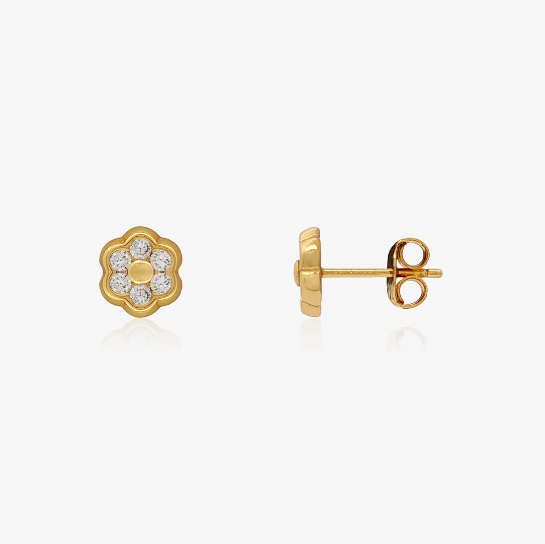 Pendientes Roseta Flor - Image 4