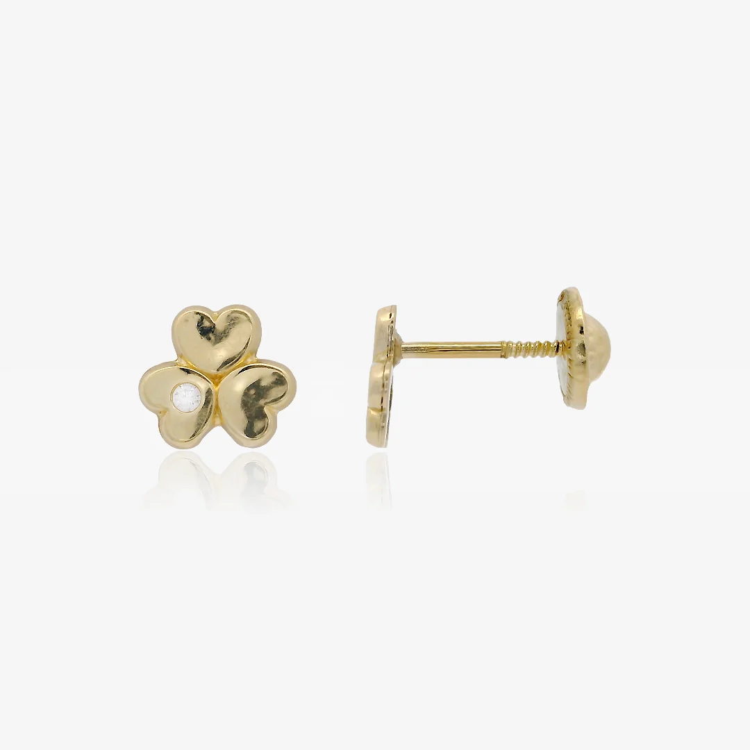 Pendientes Trebol Corazones - Image 2