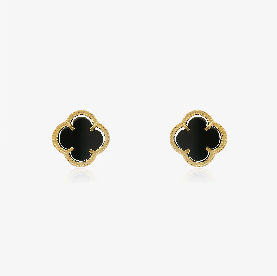 Pendientes Trebol Onix