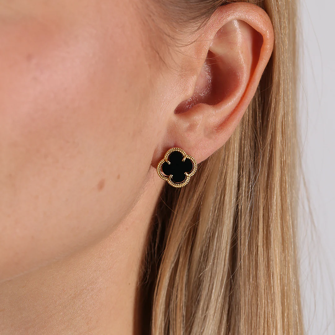 Pendientes Trebol Onix - Image 2