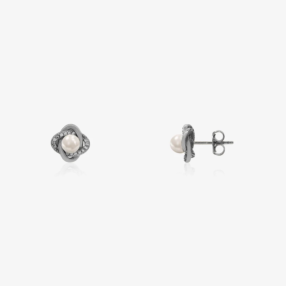 Pendientes trebol Perlas - Image 4