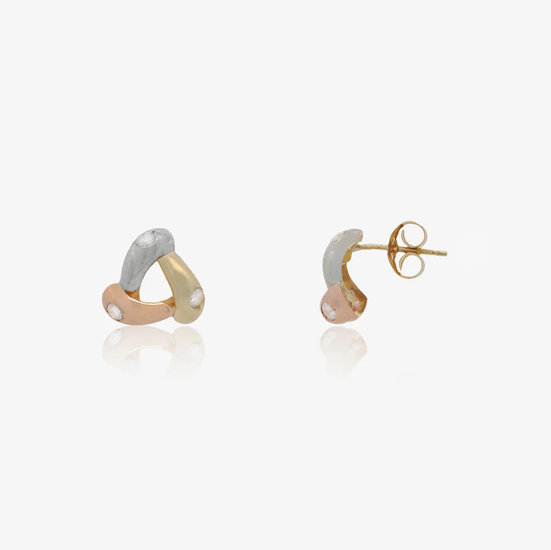 Pendientes Tricolor Triangulo - Image 2