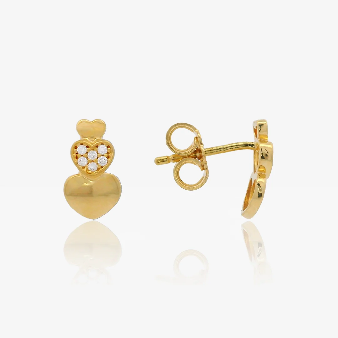 Pendientes Triple Corazon - Image 2