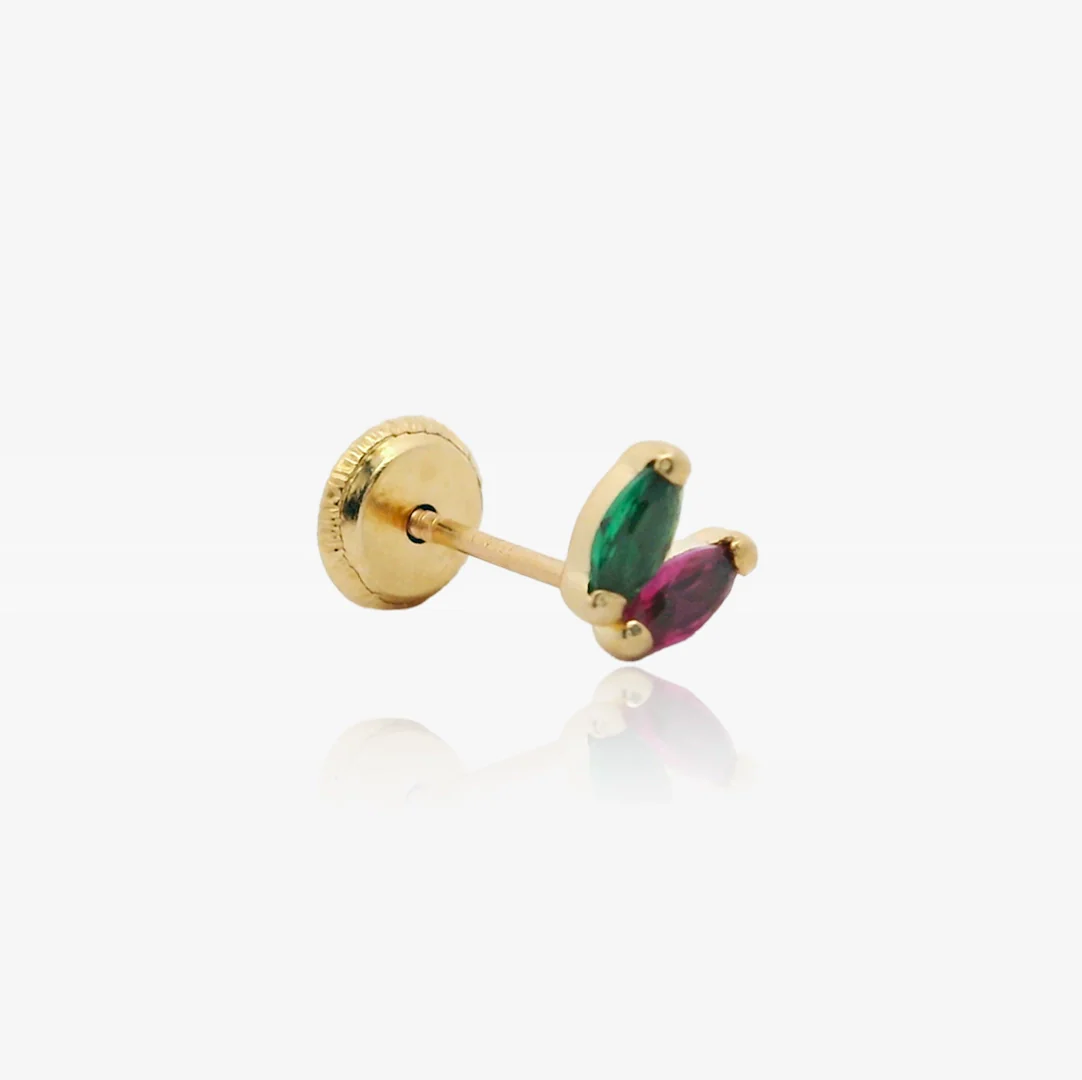 Piercing Oreja DOBLE COLOR - Image 2