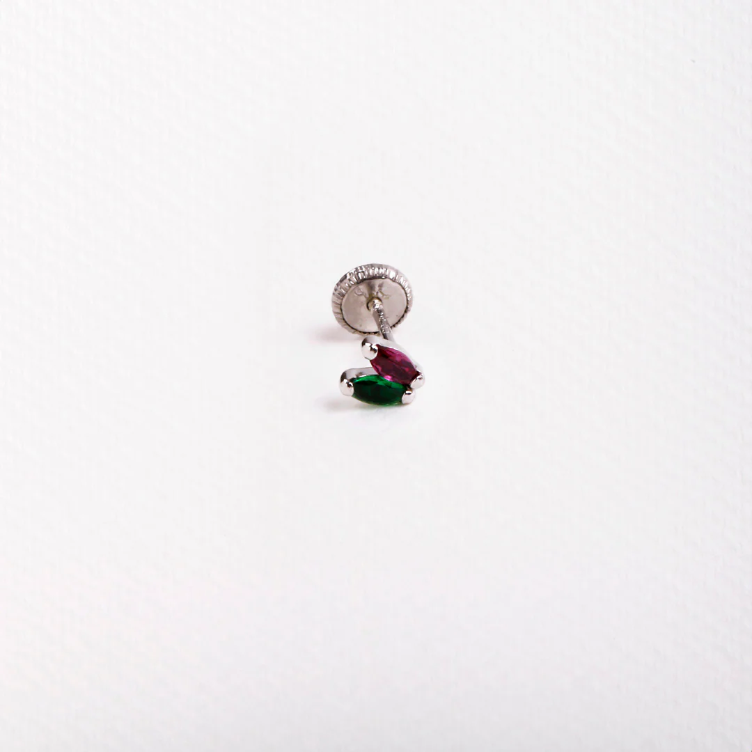 Piercing Oreja DOBLE COLOR - Image 3