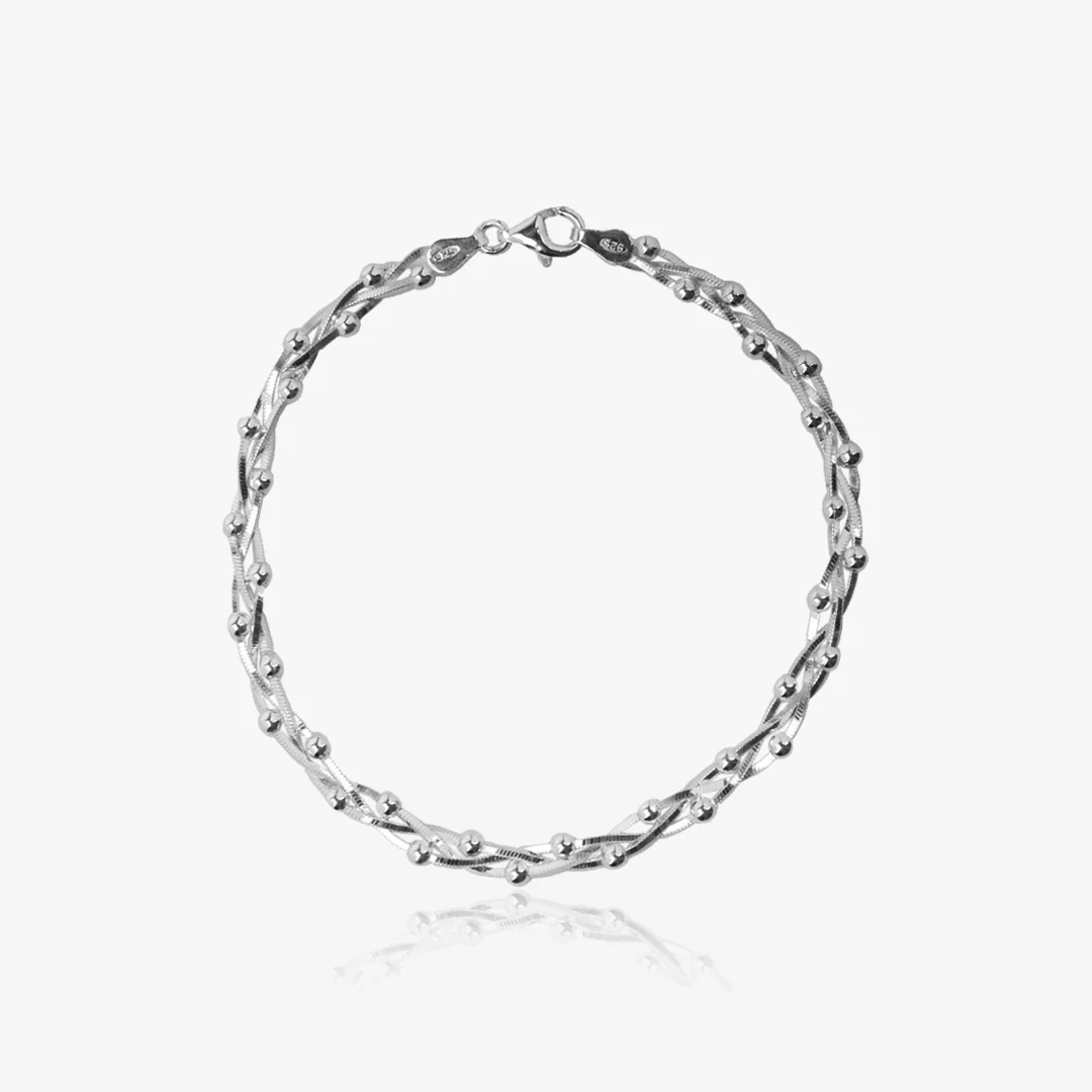 Pulsera Bolas Entrelazada