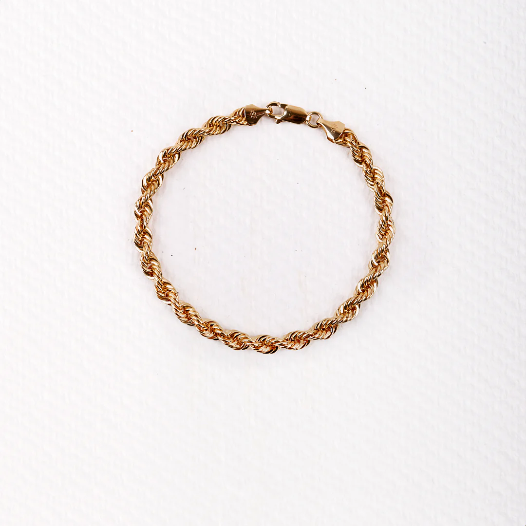 Pulsera cordón salomonico 4.5 mm - Image 3