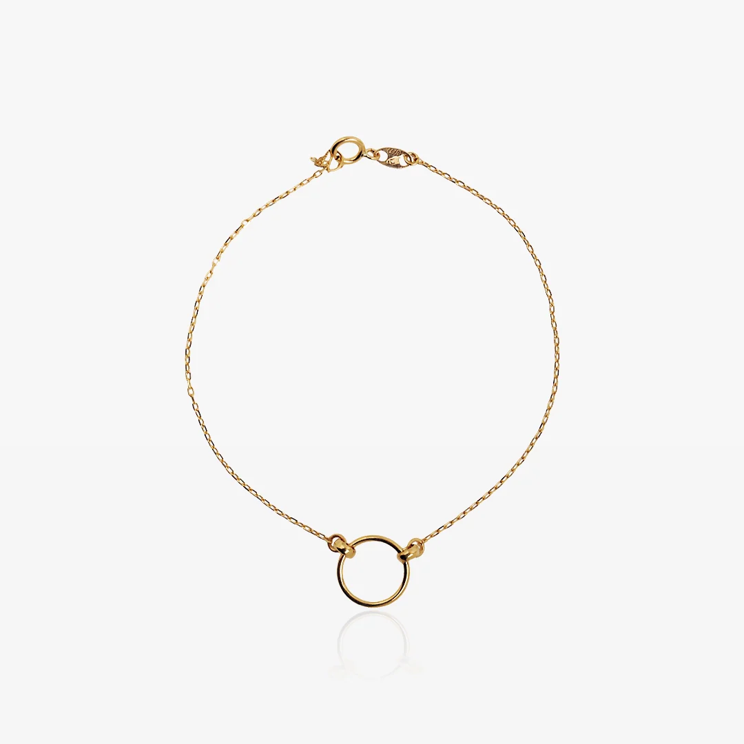 Pulsera Oro Lisa Circulo