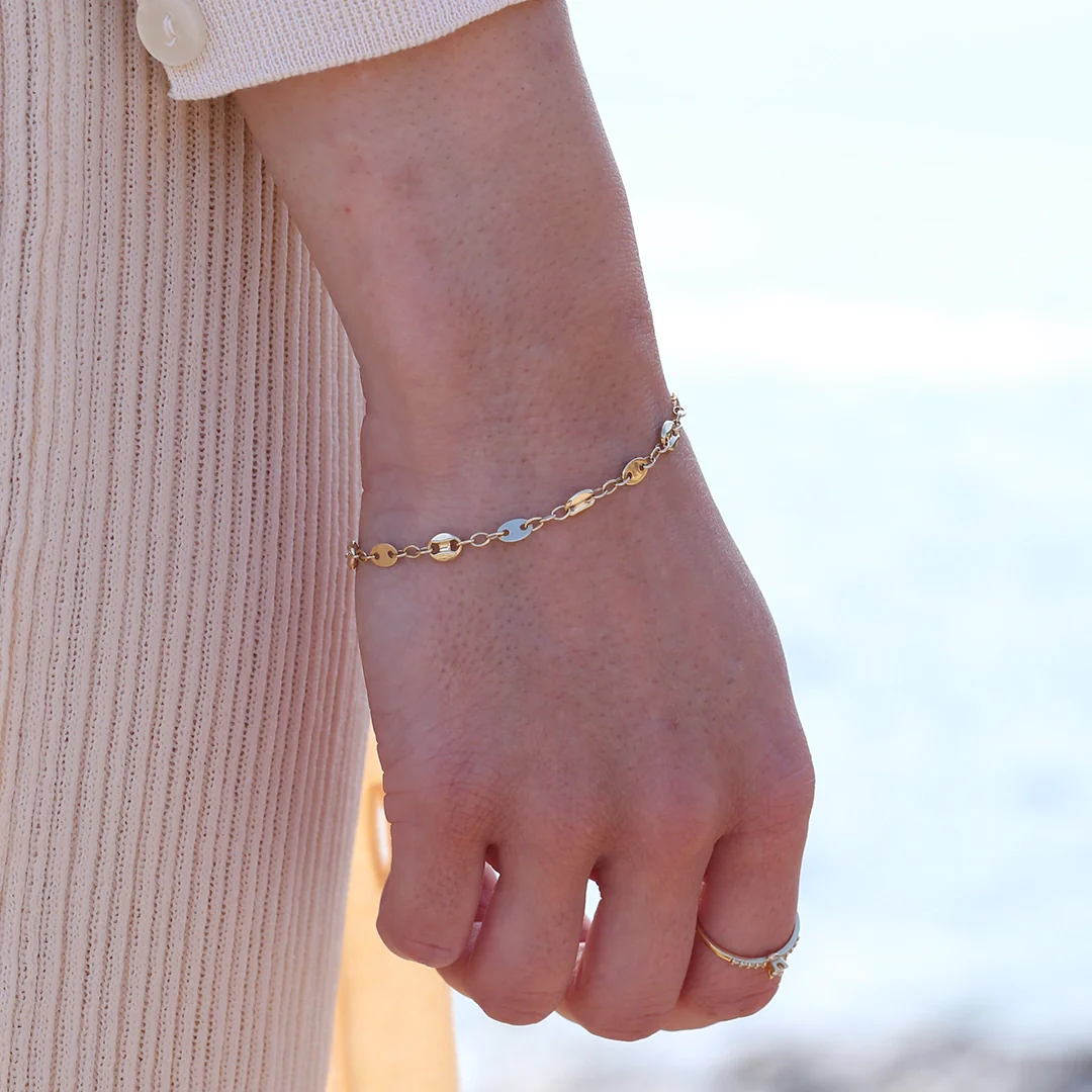Pulsera Lisa Chapas - Image 3